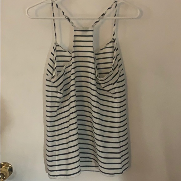 Black and striped halter top - Picture 2 of 4